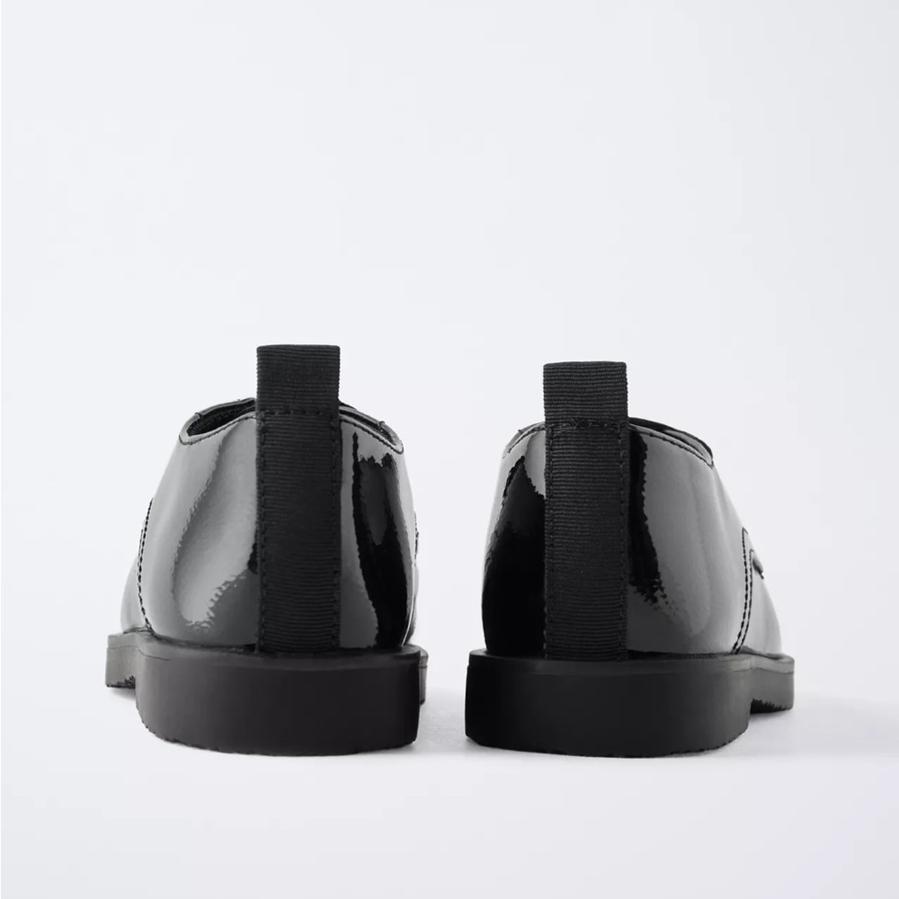 Zara Kids Black Dress Shoes